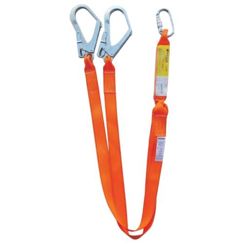 LANYARD ŞOK EMİCİLİ ÇİFT  KOLONLU 45MM (KA361)