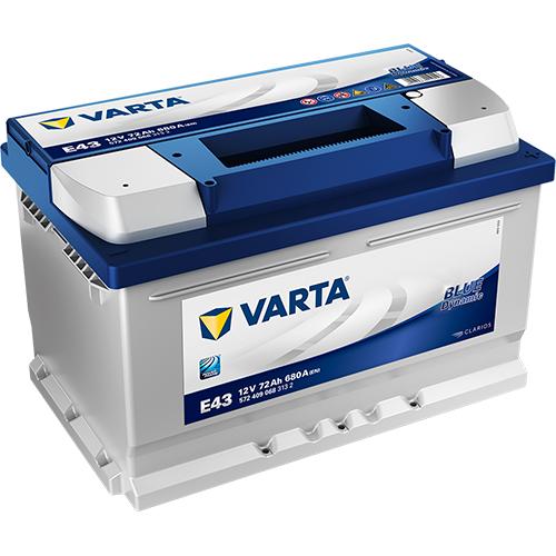 VARTA AKÜ 12V 72AH (E43)