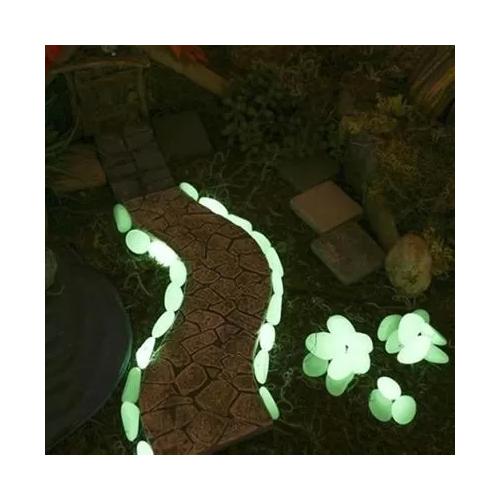 BUFFER® Gece Karanlıkta Işık Vererek Parlayan Dekoratif Çakıl Taşları